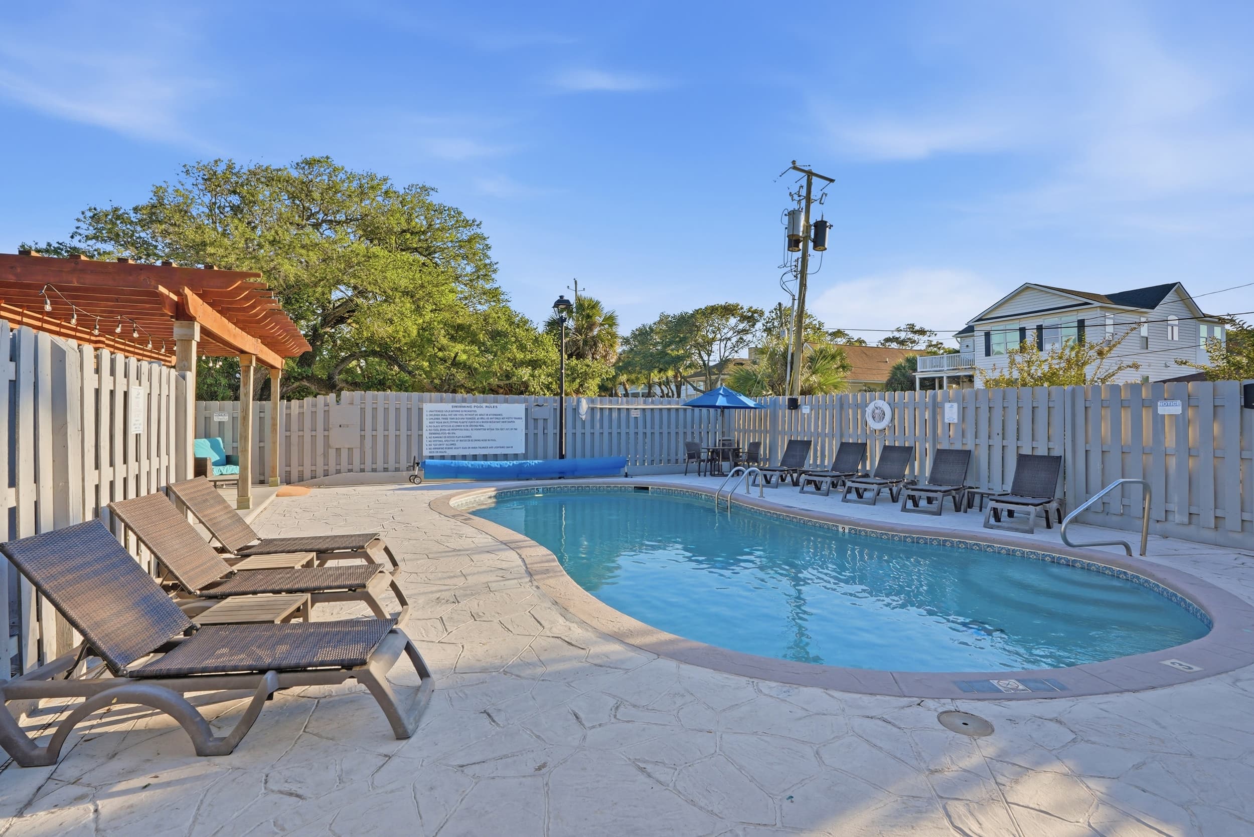 Pool deck